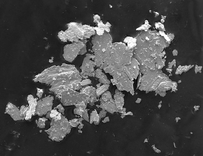 Particle clusters, original image